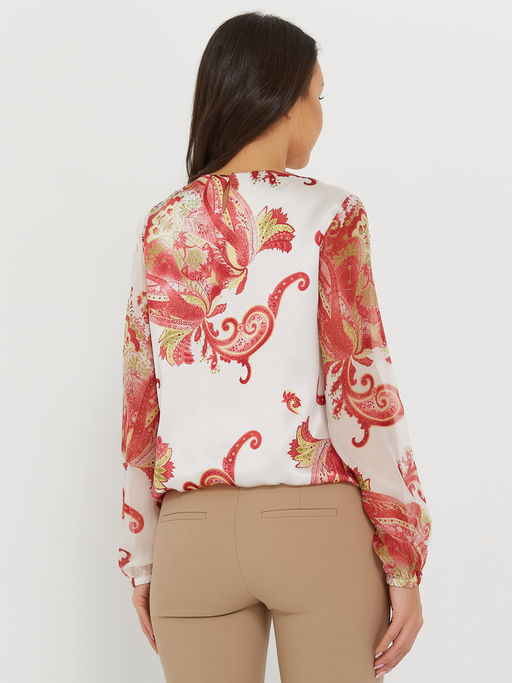 Блузка женская дл. рук. KATHARINA KROSS KK-B-005А-белый фото 7