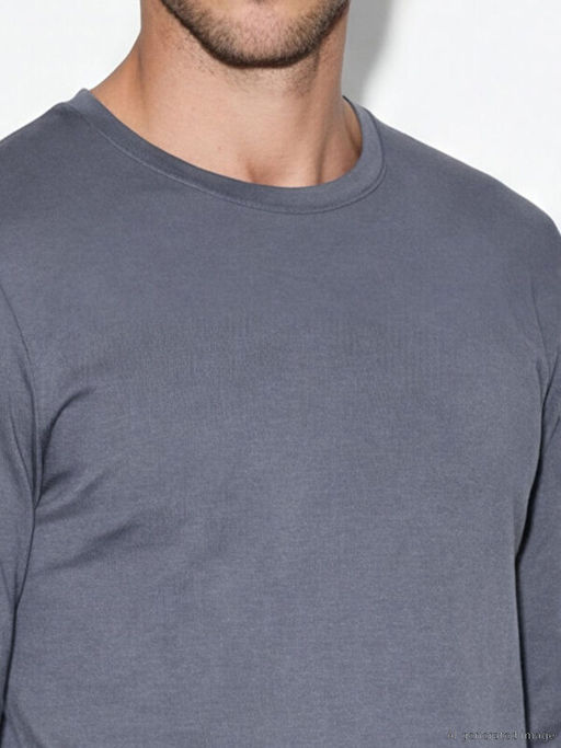 Bisiklet Yaka Uzun Kollu Erkek Ti??rt