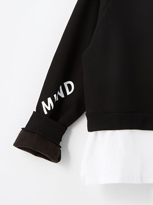 Bisiklet Yaka K?z ?ocuk Sweatshirt - Waikiki фото 3