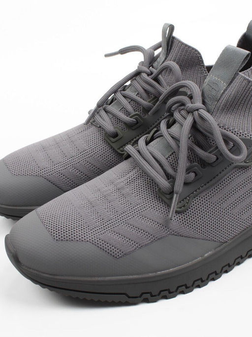 03-1000-4 GREY Кроссовки-носки мужские Снокеры (эластичный текстиль) - Фабричный китай фото 2