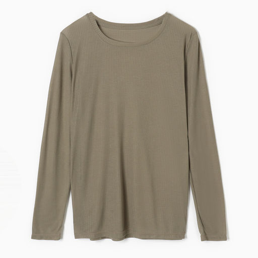 Лонгслив женский KAFTAN: Basic line, хаки, размер 48-50