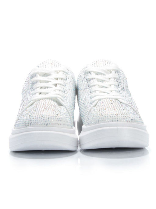 05-6739-1 WHITE Кроссовки женские (искусственные материалы) - No name фото 11