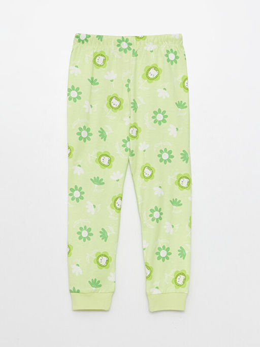 Bisiklet Yaka K?sa Kollu Desenli K?z Bebek Pijama Tak?m? - Waikiki фото 3