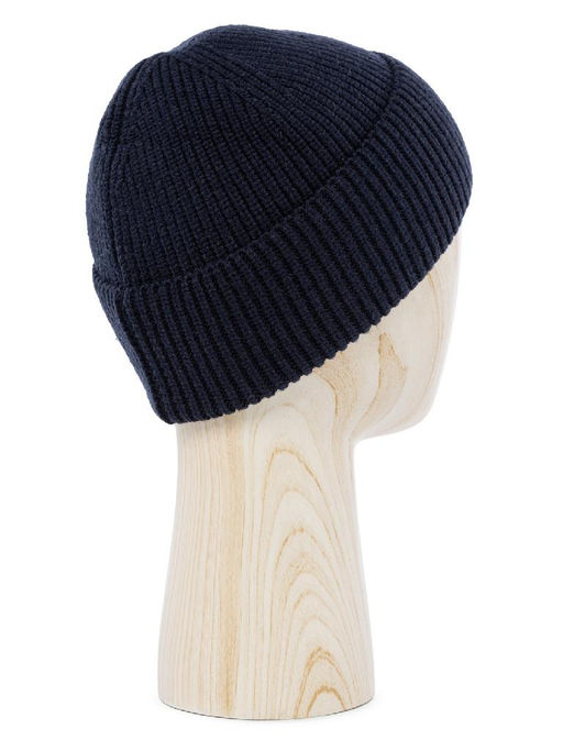 Шапка муж. каш+шерсть+виск LB-N88125 d.blue - Labbra фото 2