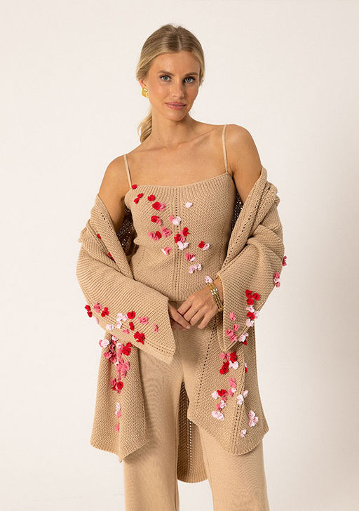 SS-2542 жилет женский бежевый - Mozart фото 3