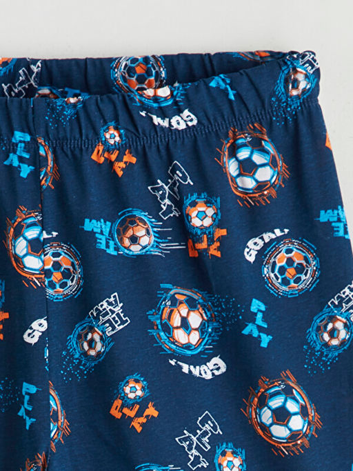 Desenli Erkek ?ocuk Pijama ?ort