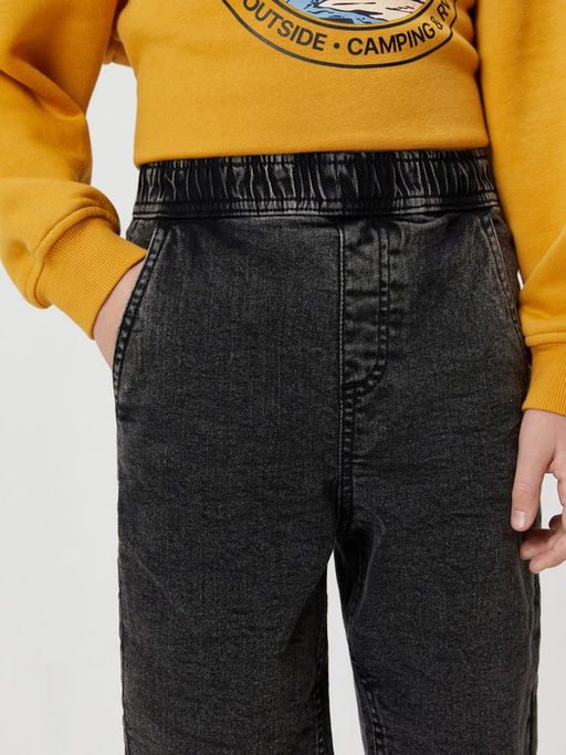 ACOOLA / Брюки джинсовые (утепленные) детские для мальчиков Gorman темно-серый  фото 3