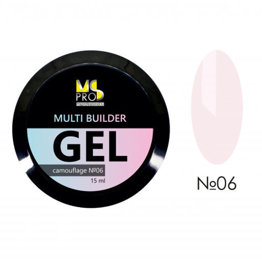 MULTI BUILDER GEL СAMOUFLAGE - Ms pro фото 10