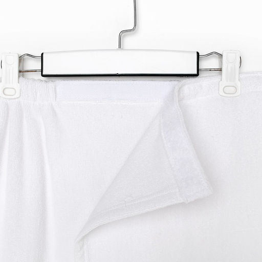 Полотенце банное Экономь и Я Килт с карманом 50*150 см, цв.белый,100%хл,340 г/м2  фото 7