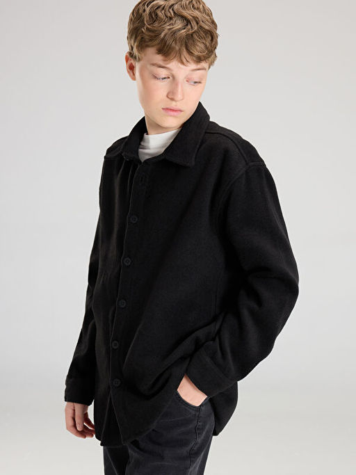 Basic Erkek ?ocuk Ka?e G?mlek Ceket