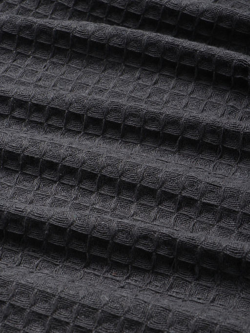 Плед вафельный «Этель» 220×240 см, хлопок 100%, серый