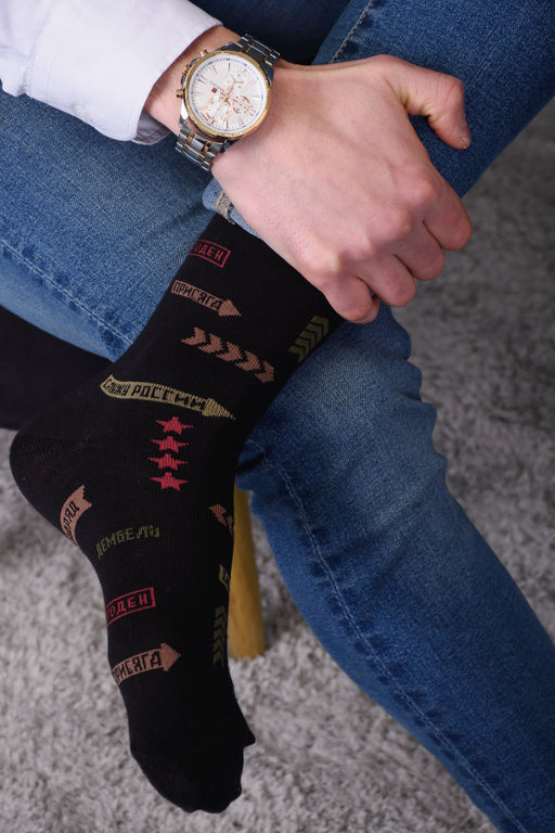 Носки мужские Berchelli Армия набор 3 пары хлопок с эластаном  фото 5