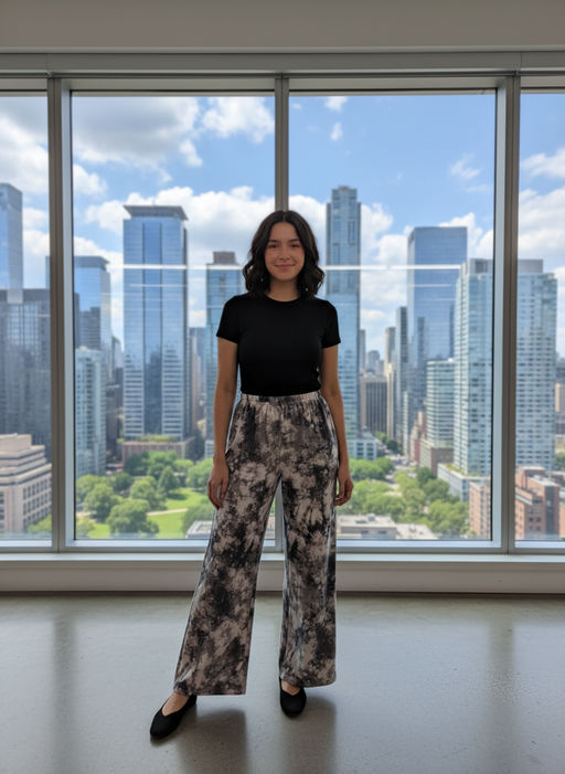 Брюки палаццо арт. 1051