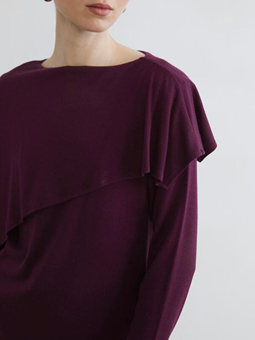 Bisiklet Yaka Oversize Kad?n Tunik