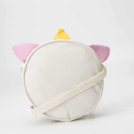 Сумка детская для девочки Единорог, на молнии, белая - NAZAMOK KIDS фото 3