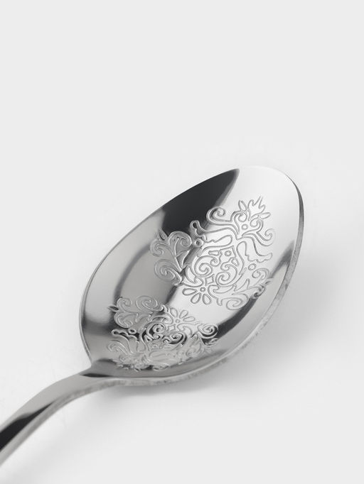 Набор чайных ложек Доляна Эмили, длина 13.2 см, 6 шт., нержавеющая сталь, серебристый  фото 3