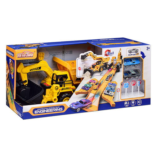 Машина-Катапульта "Экскаватор/Грейдер" в коробке