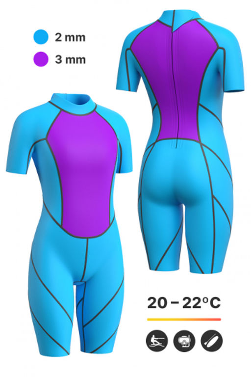 неопреновый костюм OPNWTR Hydrostar DSSS STY lady, OPNWTR Hydrostar DSSS STY man, OPNWTR Hydrostar DSSS LGJ lady, OPNWTR Hydrostar DSSS LGJ man, OPNWTR Hydrostar DSSS FLS lady - Mad wave фото 3