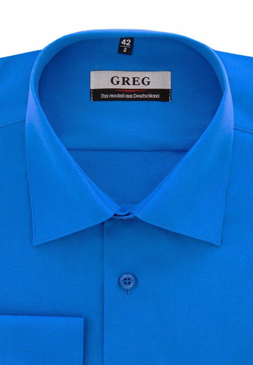 Сорочка мужская длинный рукав GREG 230/319/SAP/Z  фото 8