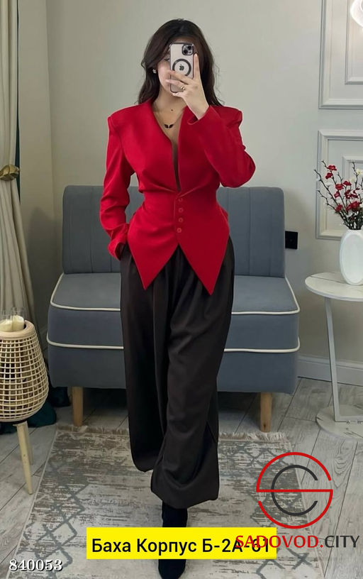 Пиджак женский сзади на завязках - Bruno фото 2