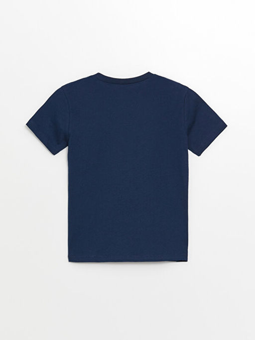 Bisiklet Yaka K?sa Kollu Bask?l? Erkek Bebek Ti??rt - Waikiki фото 2