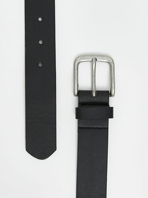 Deri G?r?n?ml? Erkek Kemer