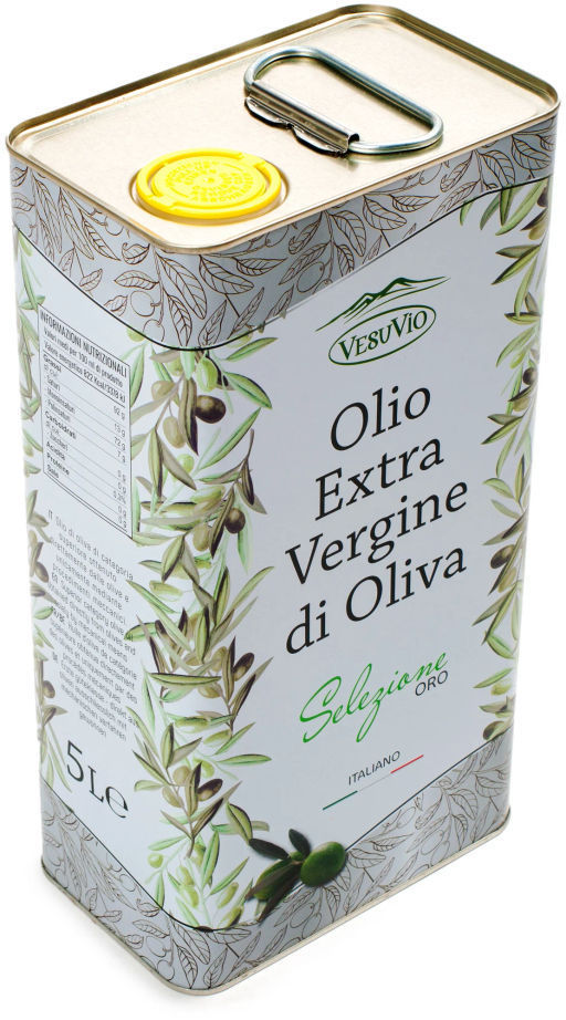 Масло оливковое ж/б Vesuvio selezione Olio Extra Vergine Di Oliva 5 л (Италия) - Sweet Joys фото 2