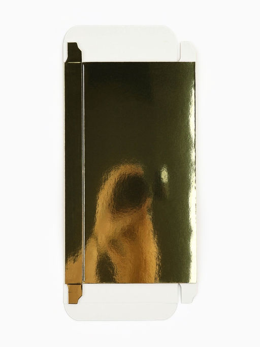 Цена за 5 шт. Коробка для шоколада новогодняя «Золото», с окном, 17×8.5×1.5 см