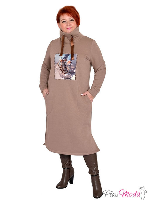 Платье Модель №1449 размеры 44-84 - Plusmoda фото 3