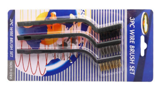 Щетка с ручкой универсальная 3 штуки / C17KS /уп 320/ для чистки плиты