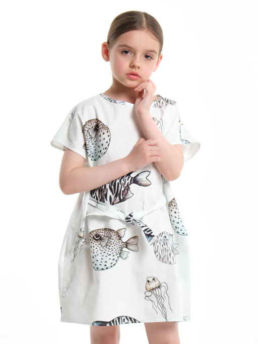 Платье Boho для девочки UD 7926 рыбки - Mini maxi фото 4