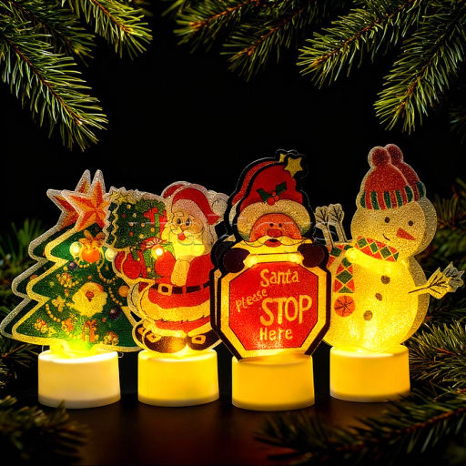 Свеча декоративная Новогодняя сказка - Снеговичок фото 6