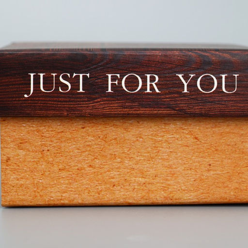 Цена за 2 шт. Коробка подарочная складная, упаковка, «Just for you», 12×12×6.5 см