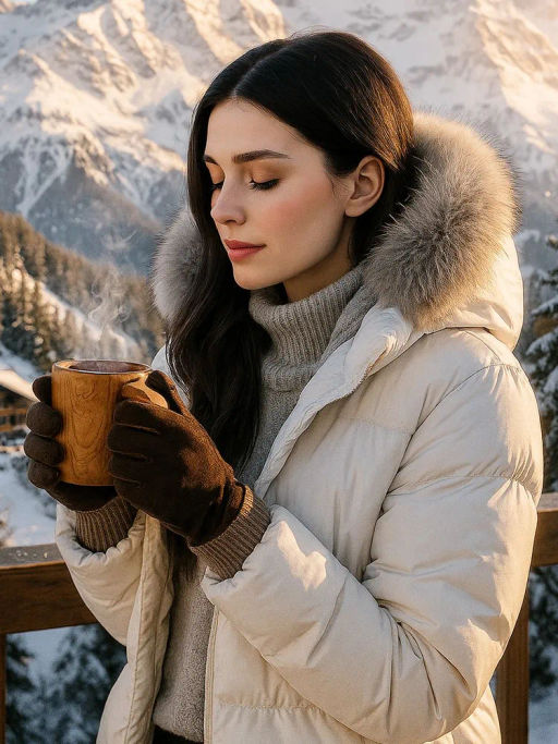 Перчатки Китай MKH 04.60-GG womens brown/beige