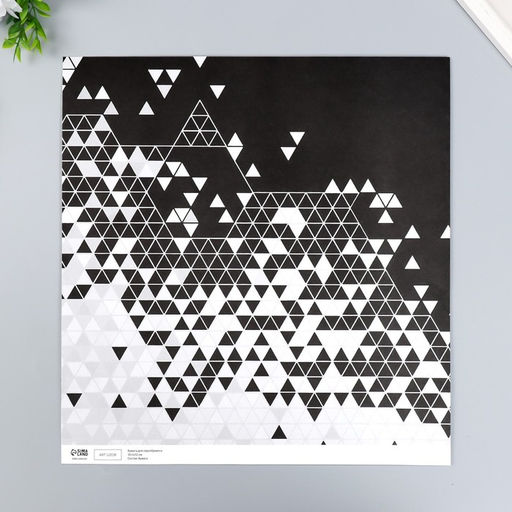 Цена за 5 шт. Бумага для скрапбукинга двусторонняя «Стиль», плотность 180 г, 30.5×32 см