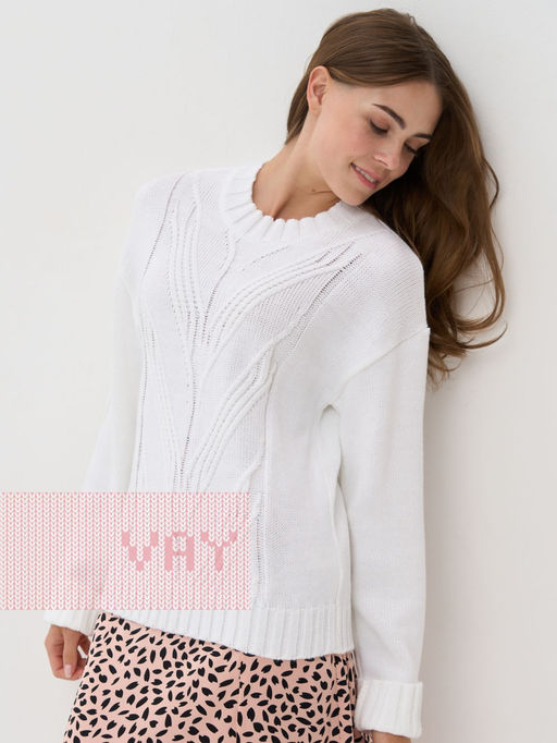 Джемпер женский 5242-41350. 501 белый