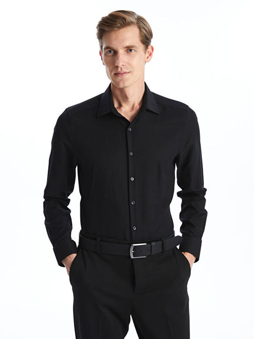 Slim Fit Uzun Kollu Oxford Erkek G?mlek - Waikiki фото 4