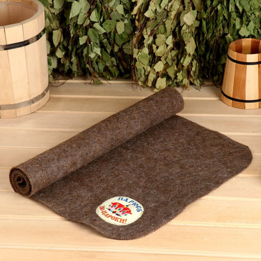 Коврик лежак для бани Парюсь по-царски, 150х50 см - Добропаровъ фото 6