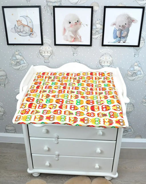 Матрасик для пеленания двухсторонний водоотталкивающий