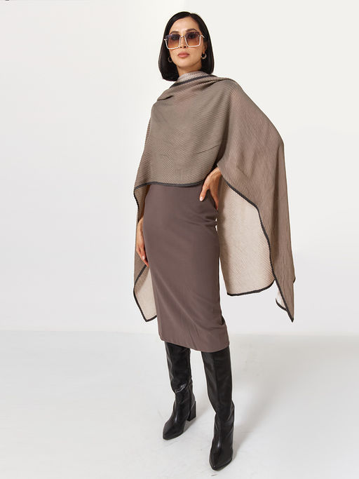 Палантин ВИСКОЗА с ШЕЛКОМ - Tantino фото 2