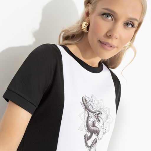 Футболка с принтом Я так хочу (snake) - Charutti фото 9