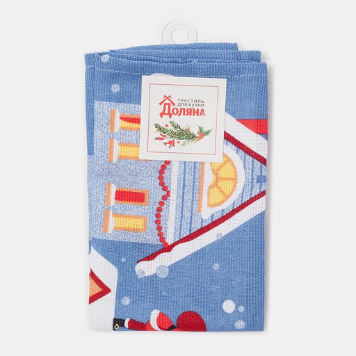 Полотенце Доляна С Рождеством 35х60см,100% хл 160 г/м2  фото 6