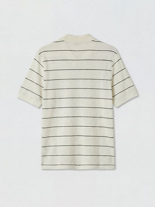 Polo Yaka ?izgili Erkek Ti??rt