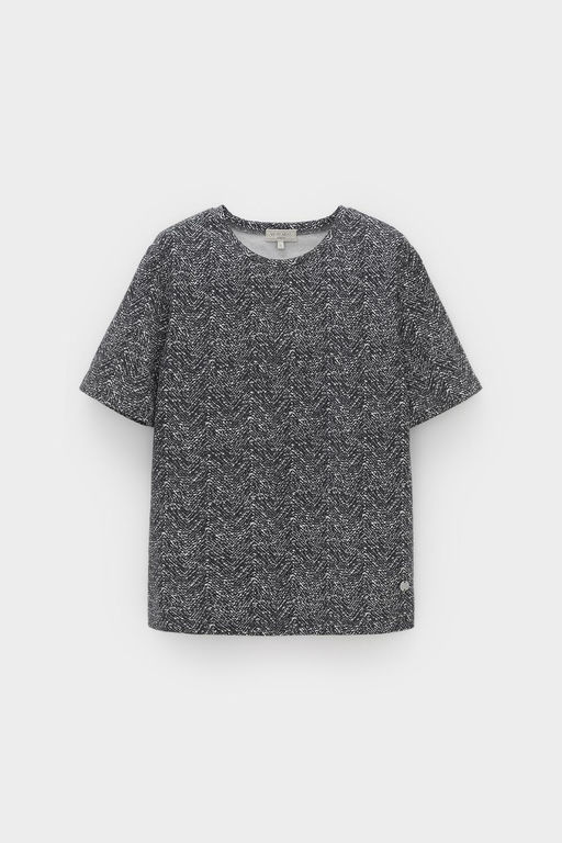 ЕВТ 3216/графит,драп фуфайка (футболка) жен