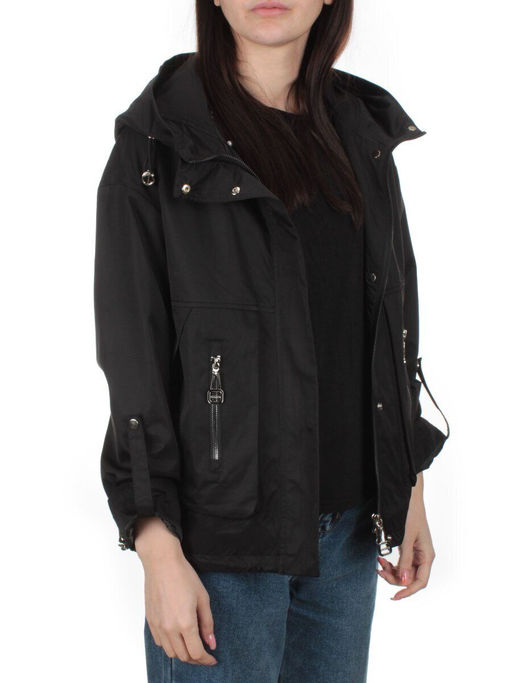8051 BLACK Ветровка женская LYDIA - Фабричный китай фото 6