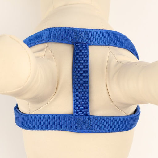 Шлейка Комфорт комбинированная, 1,5 см, ОШ 36-50 см, ОГ 40-55 см, синяя - Пижон фото 4