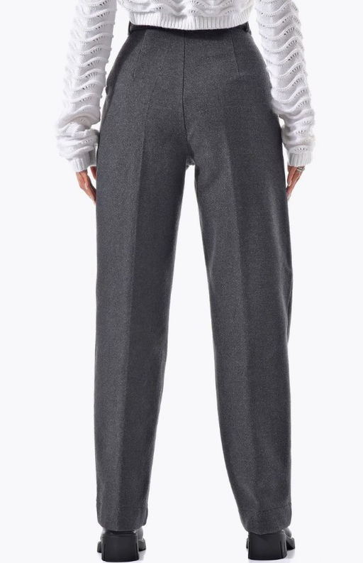 Теплые брюки из драпа c высокой посадкой - А+б коллекция фото 38