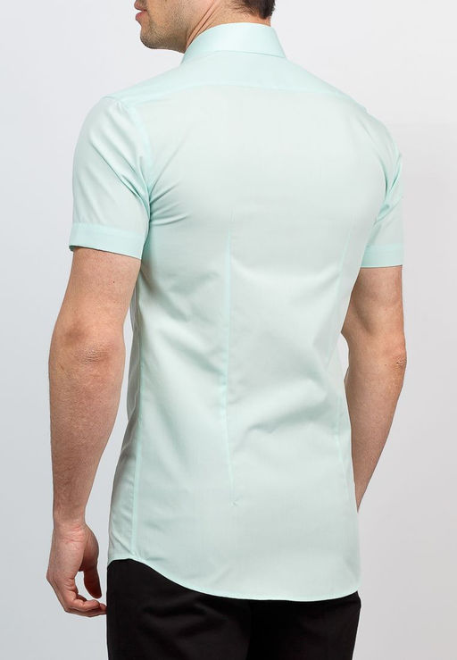 Сорочка мужская короткий рукав GREG 410/309/FR MINT/ZV  фото 6
