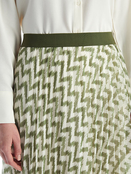 Beli Lastikli Desenli Kad?n ?ifon Etek