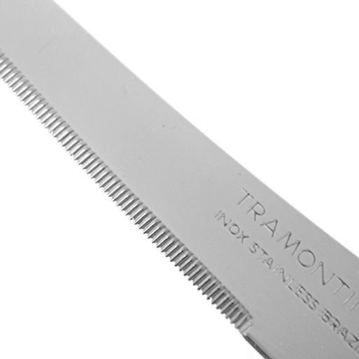 Tramontina Athus Нож для помидоров и цитрусовых 12см, пластмассовая ручка, с зубчиками, белый (Бразилия) - Домашняя Мода фото 2